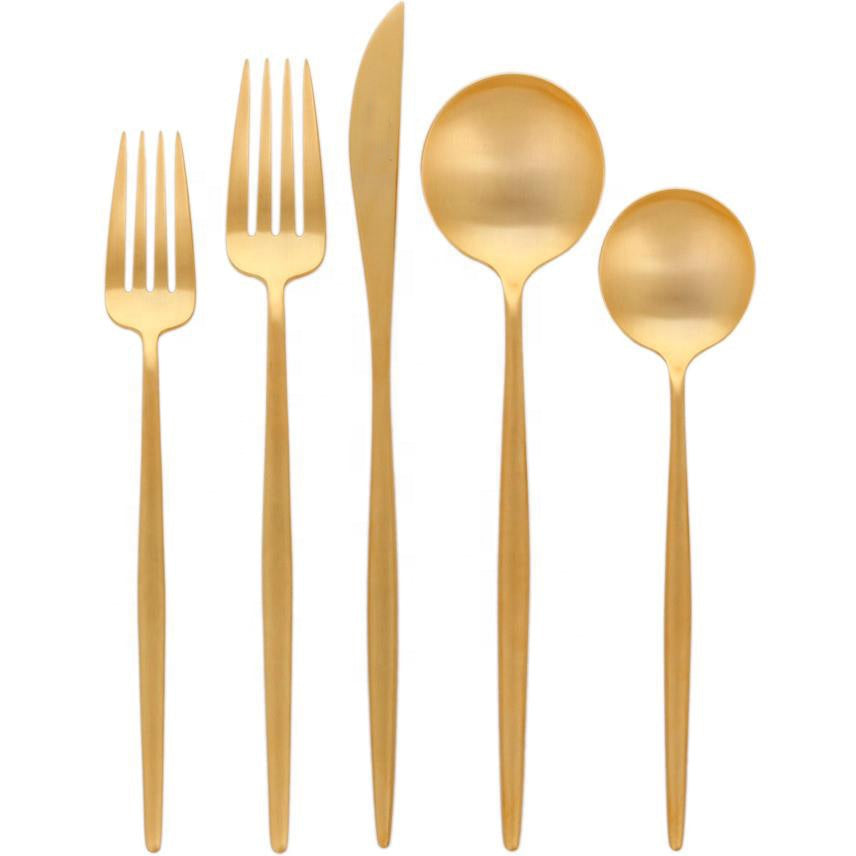 Brushed Gold Cooking Utensils